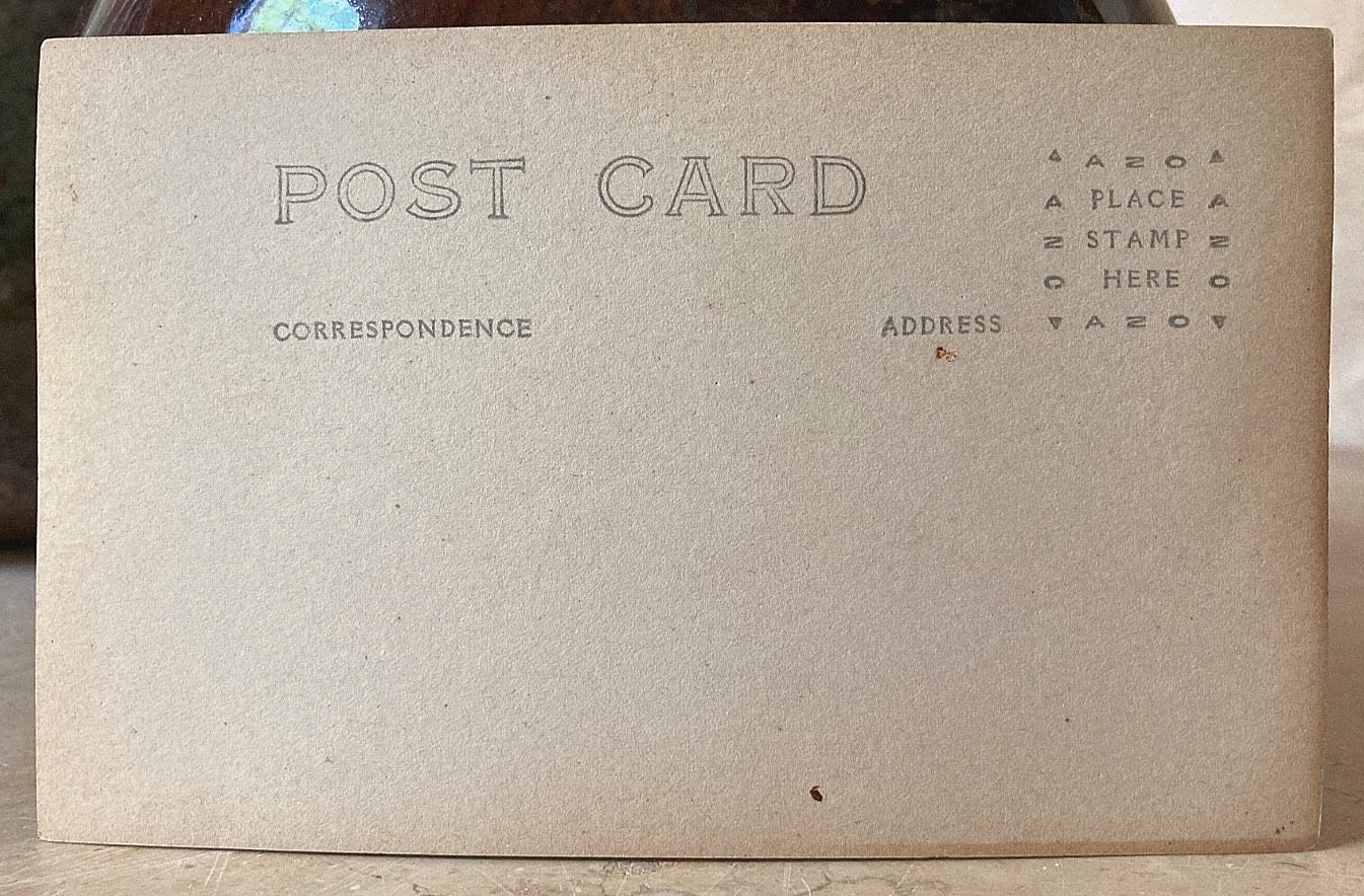 BRITISH AIRSHIP R-34 (1st ROUND TRIP TRANSATLANTIC AIR CROSSING) PHOTO POSTCARD