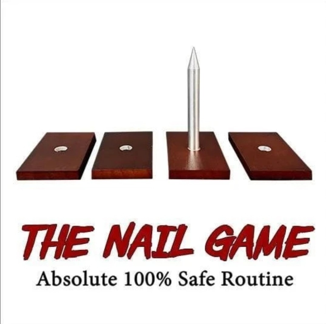 Nail Game Spike Smash Stab Trick – Magician Stage Routine – Mentalism Magic Prop