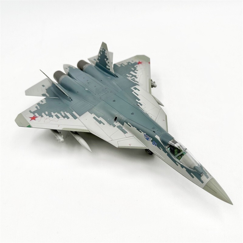 Wltk Russian Air Force Sukhoi Su-57 Felon #01 Stealth Fighter 1/72 Diecast Model