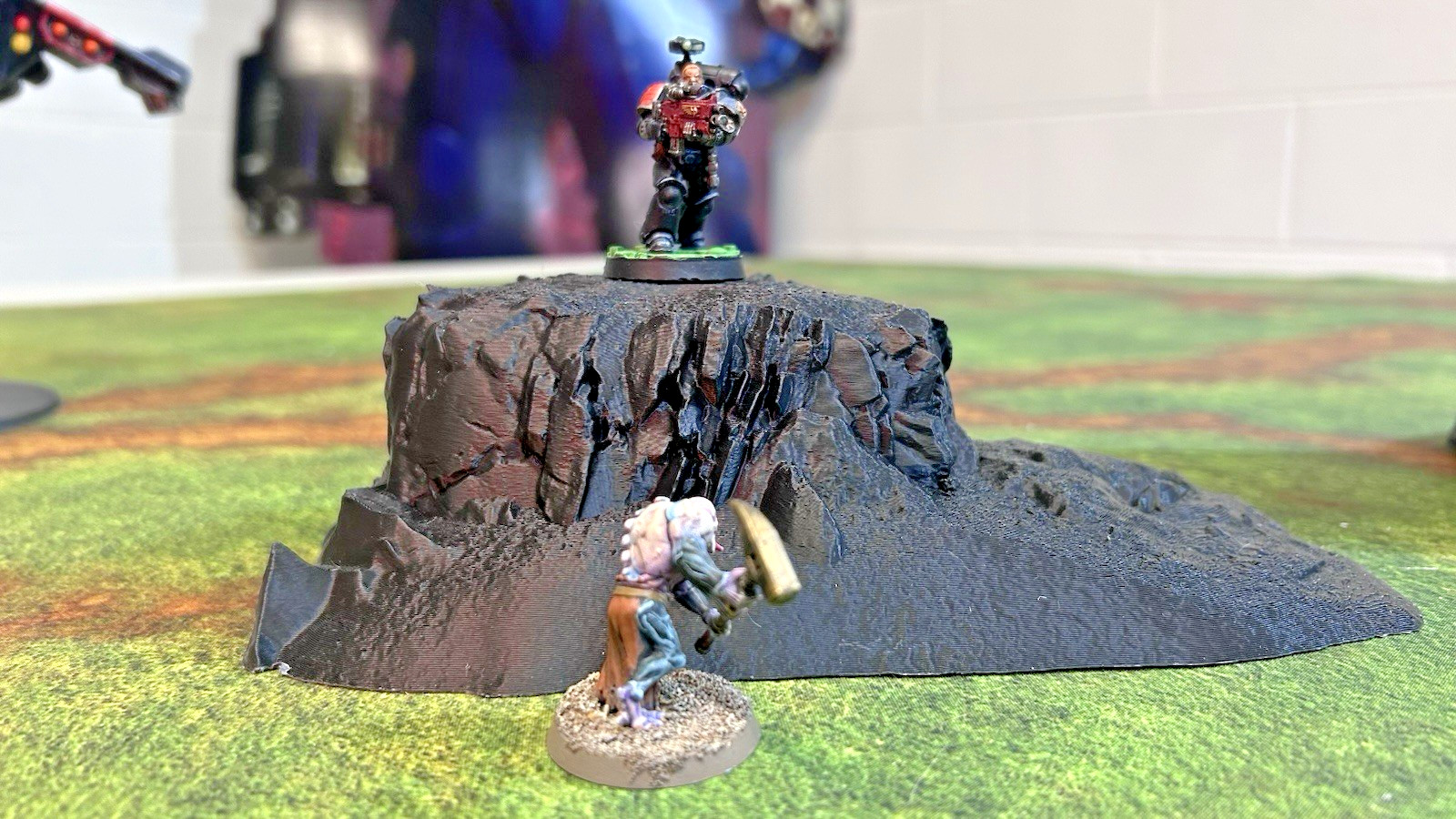 Tabletop Terrain Massive Hills tabletop scenery, 5-piece set