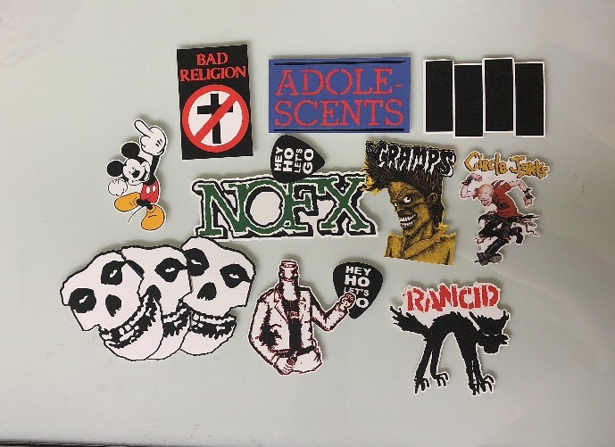 Punk Rock Sticker Pack - Misfits Minor Threat Social Distortion Descendants