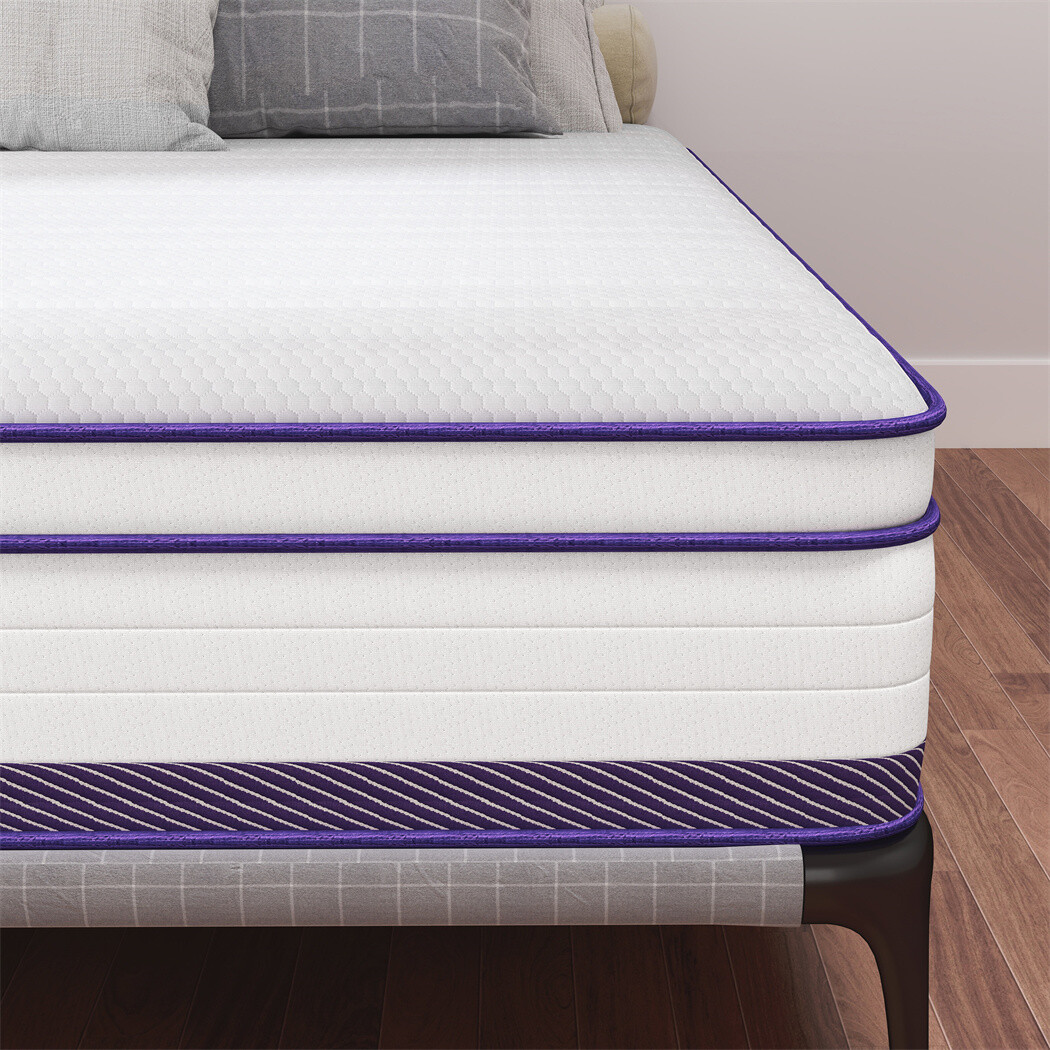 12"14" Gel Memory Foam Spring Hybrid Queen Mattress Twin Full King Size In A Box