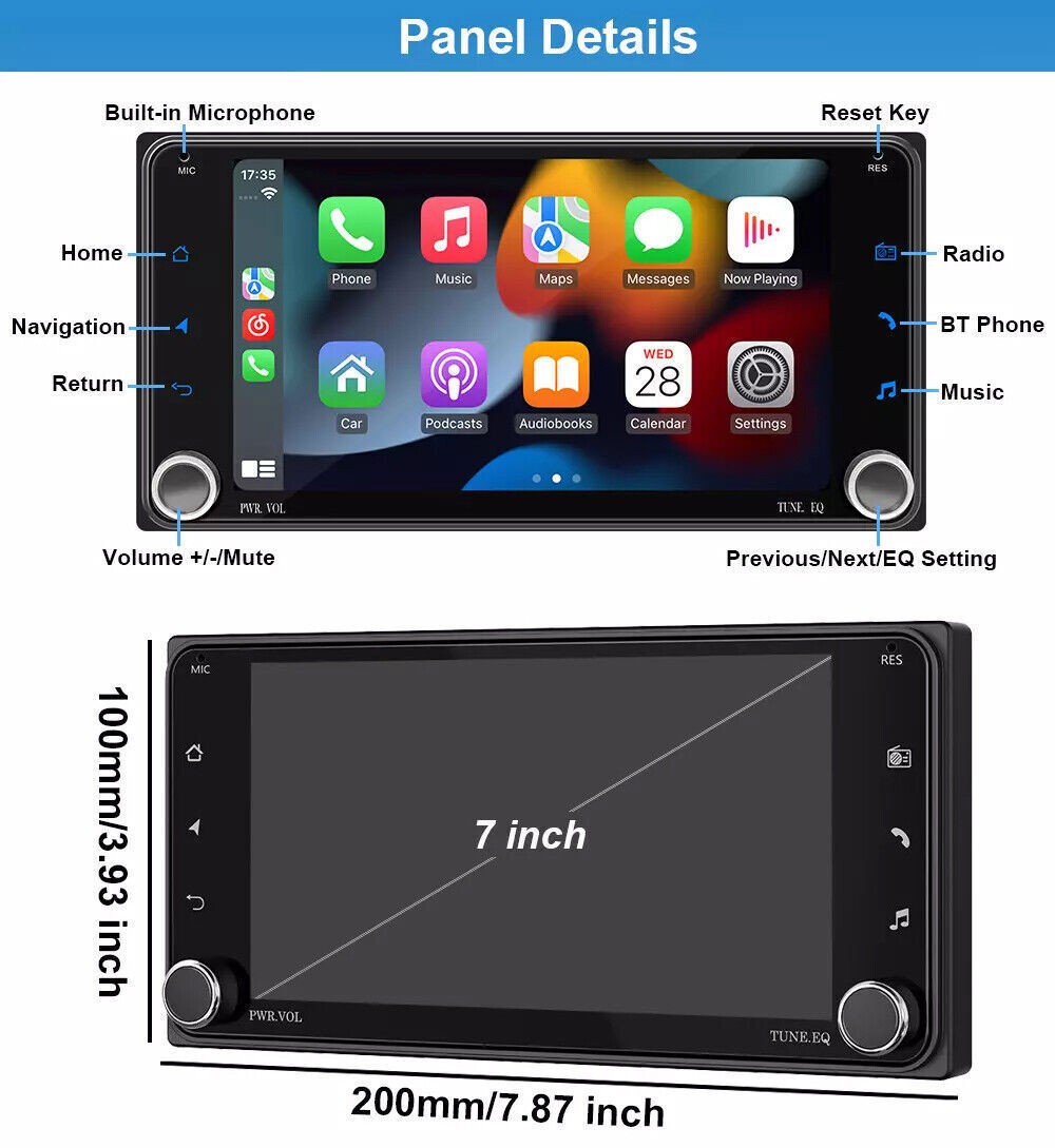 4+64G For 2011-2016 Scion tC Apple Carplay Android 15 Car Stereo Radio GPS NAVI