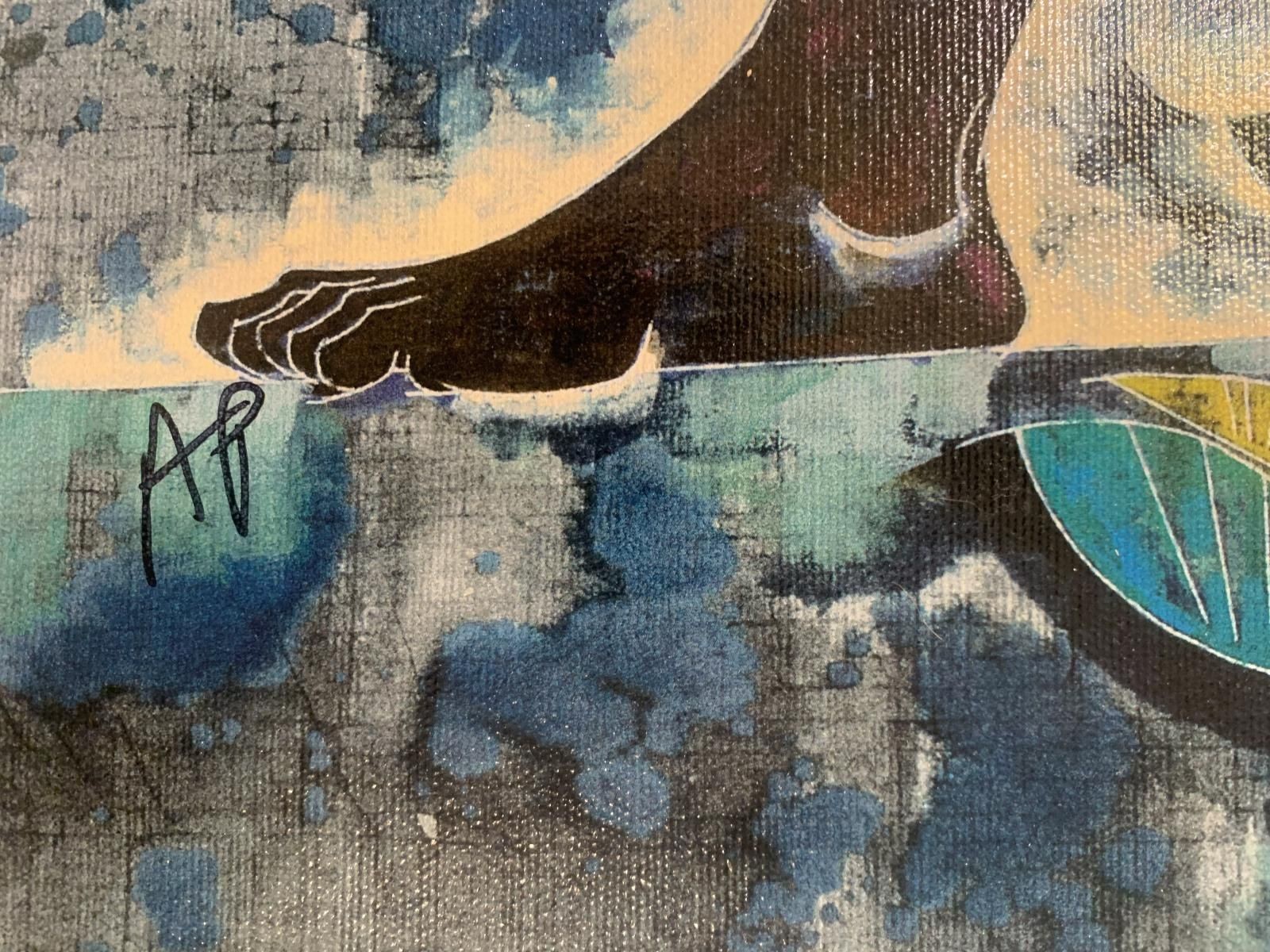 Lu Hong- Serigraph on canvas