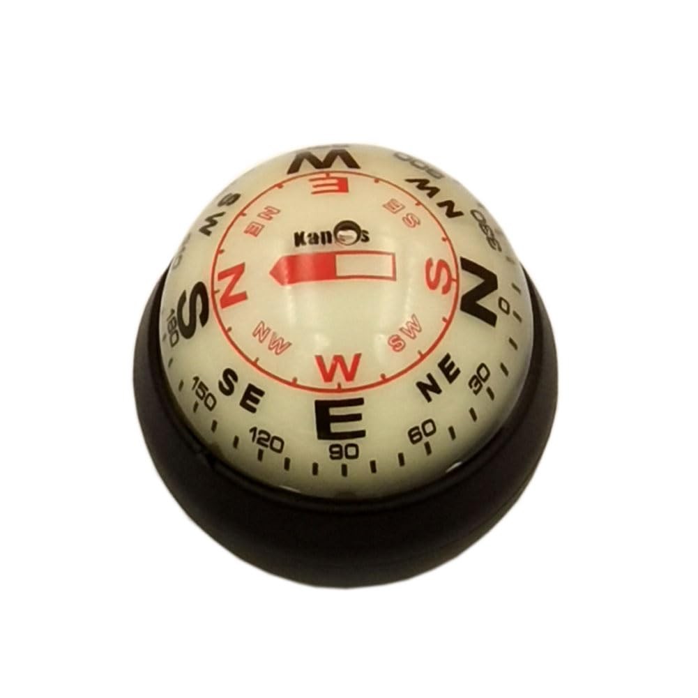 KanPas Dashboard Compass Ball with Double Dials for Cars Boats (V-32-L Lumino...