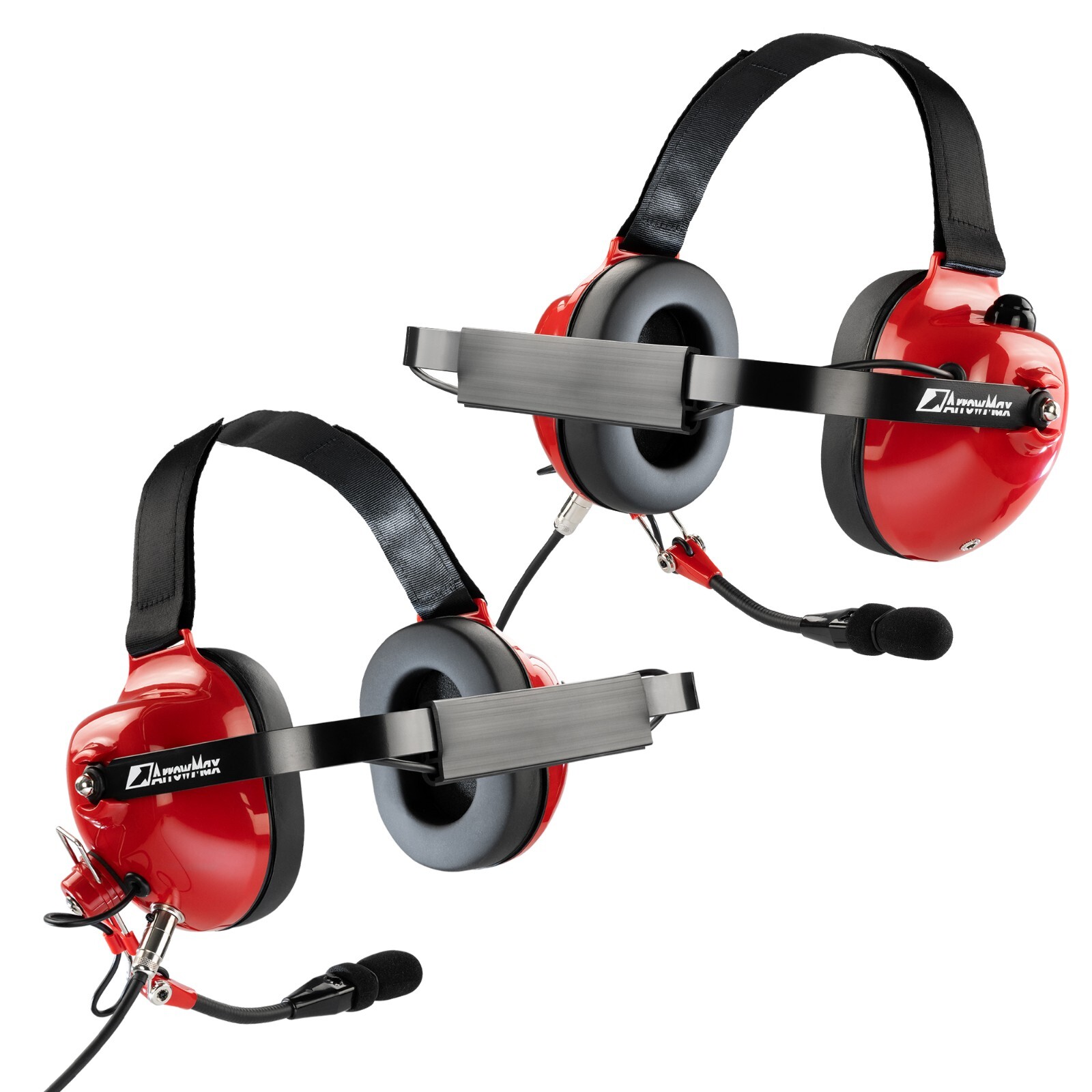 Racing Headset for Motorola Radio with Noise Red CP200D CP100D R2 DEP450 BPR40D