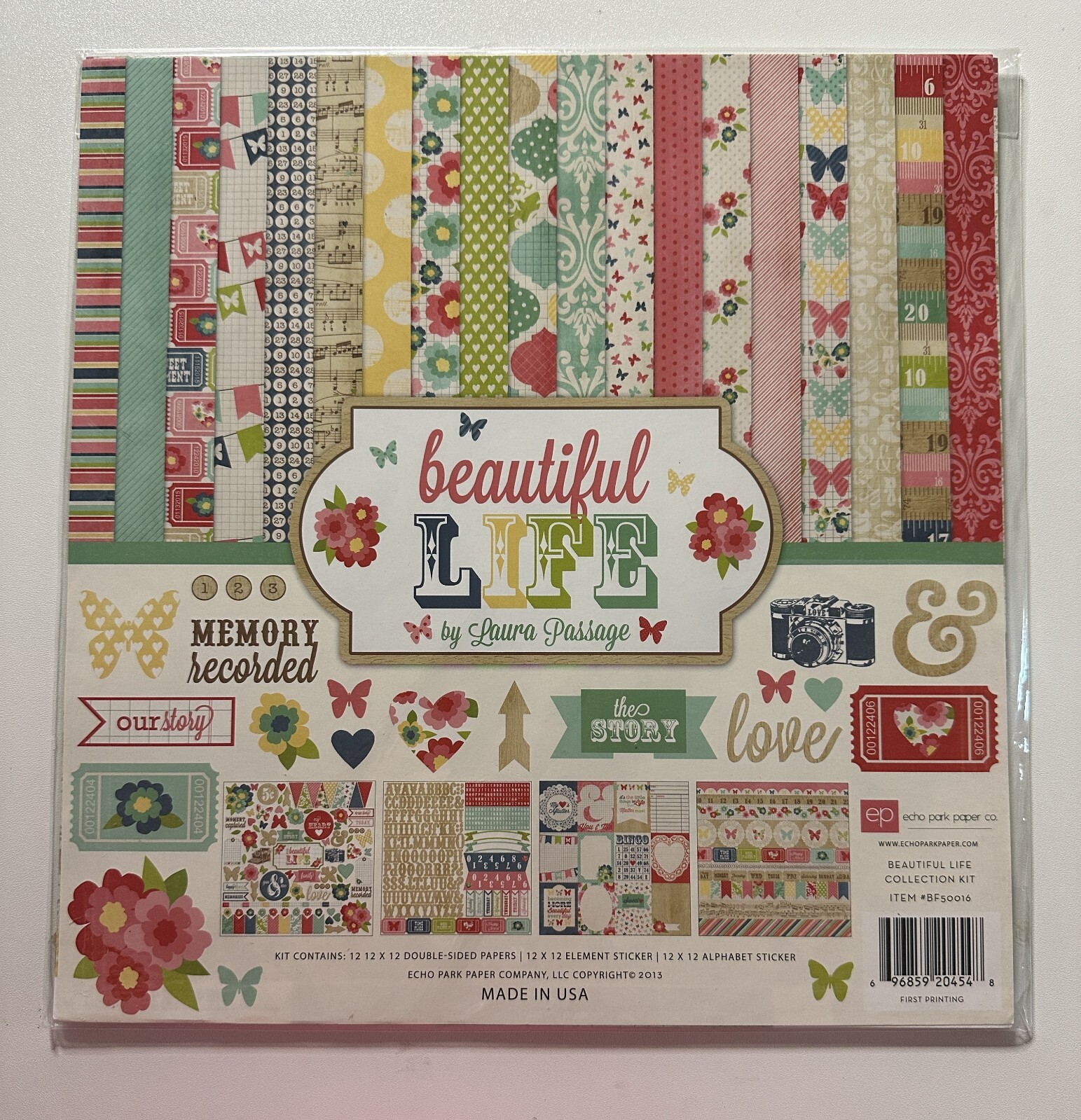 Echo Park 12 x 12 Paper Pack Multiple Variations Available-You Choose