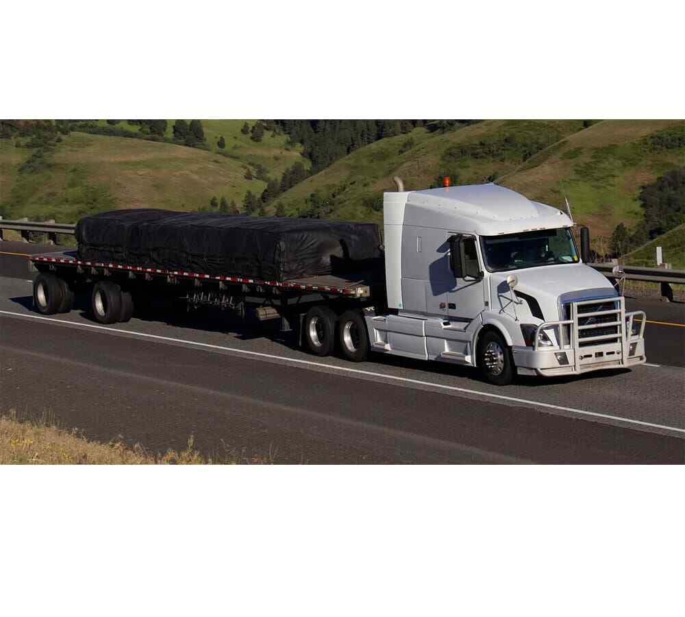 Heavy Duty 18oz Lumber Tarp 20x27 (6' Drop) - Stainless Steel D-Rings