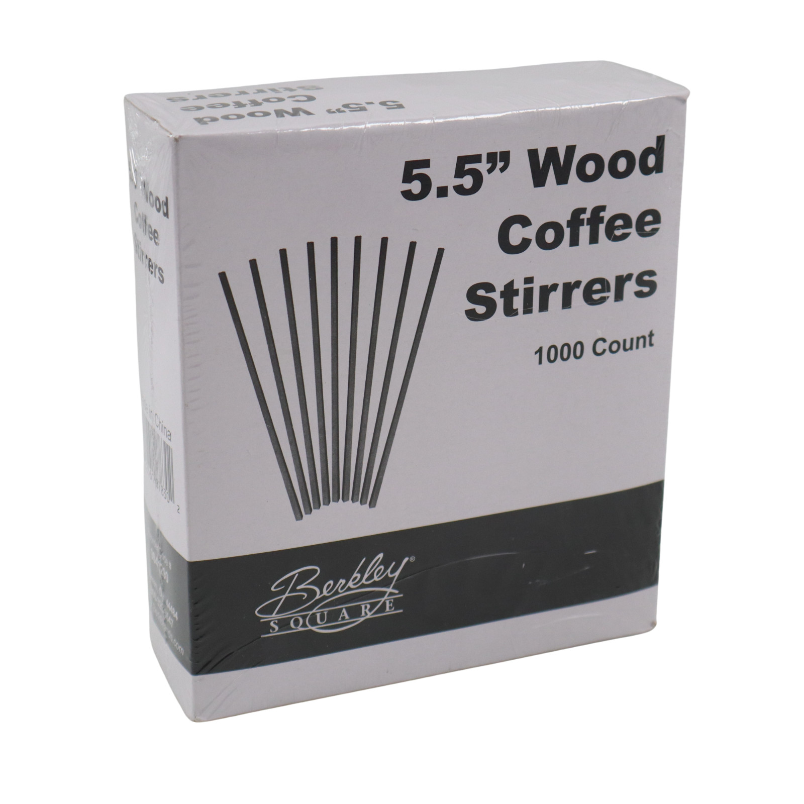 🔥NEW Berkley Square Wood Beverage Stirrers, 5.5", Natural, 1,000/pack 9041290🔥