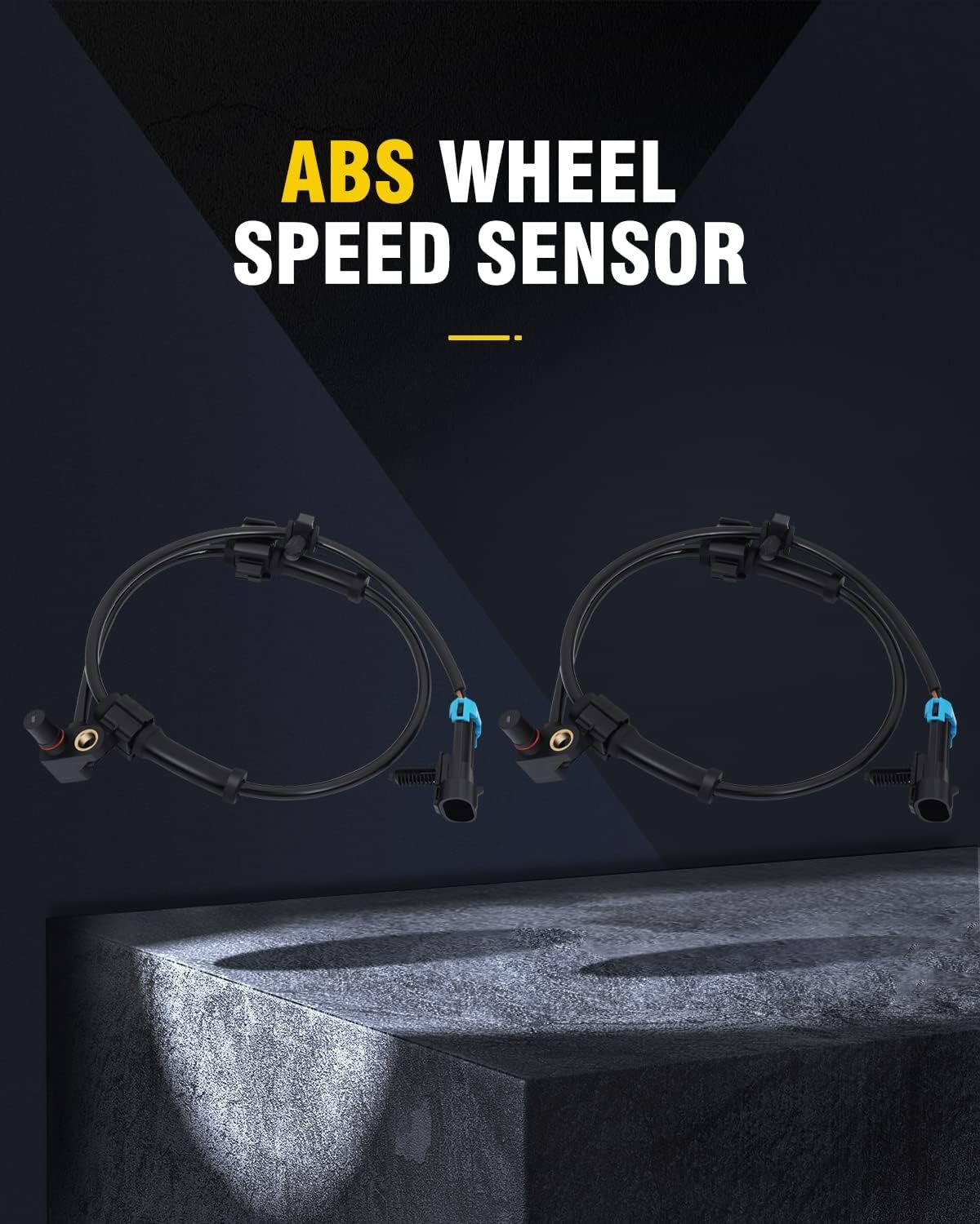 2 x Front & Rear ABS Wheel Speed Sensors for Chevy Avalanche 1500 2500 GMC Yukon