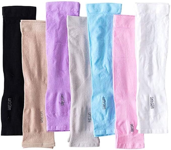 3 Pairs Cooling Arm Sleeves Cover UV Sun Protection Sports Outdoor For Men Women