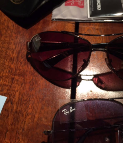 (4) 1cm sticker decal logo for glasses RAY BAN Aviators wayfarer prescription