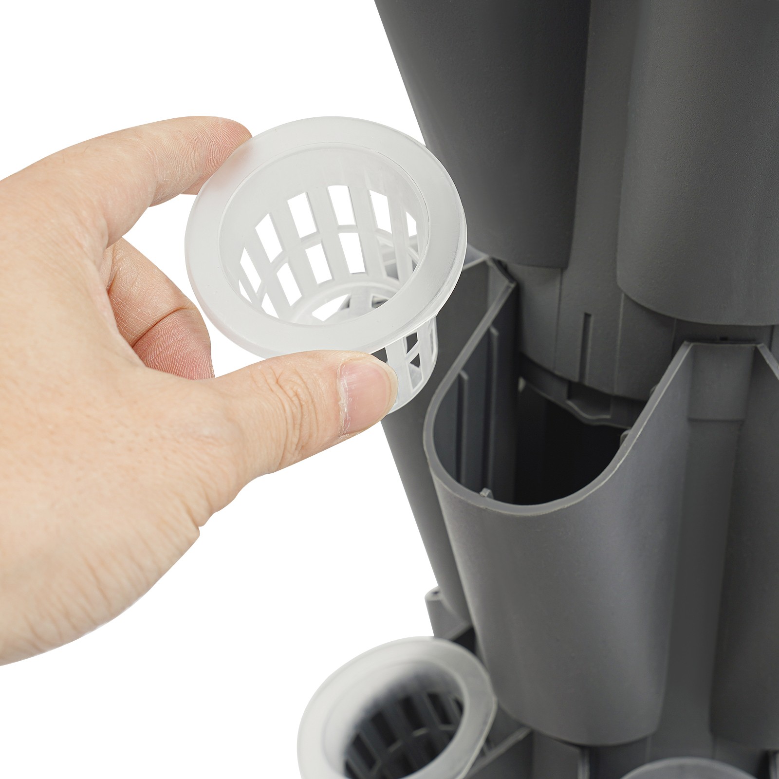 Hydroponic Growing System with Grow Light 40 Pods Indoor Hydroponic Tower Garden