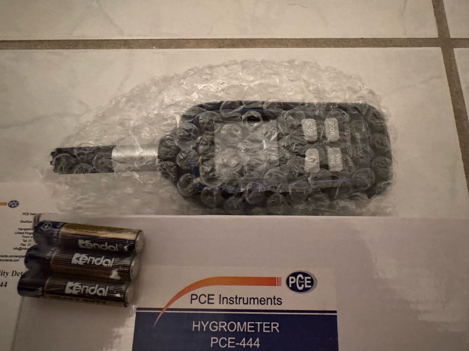 PCE Instruments PCE-444 - Handheld Hygrometer and Climate Meter (-4 F – 158 F)