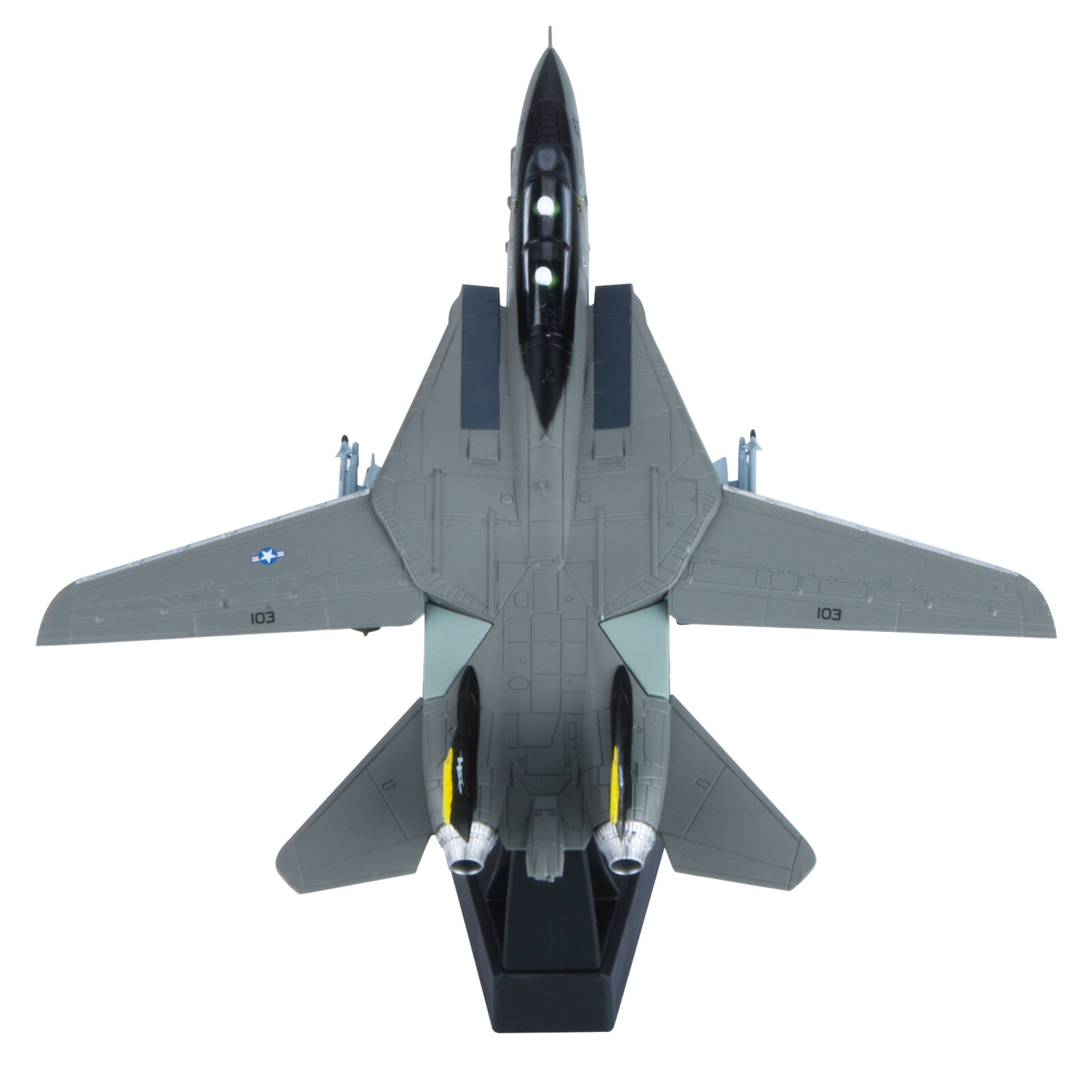 1:100 F-14 Tomcat US Fighter Jet Model Alloy Aircraft Diecast Military Ornaments