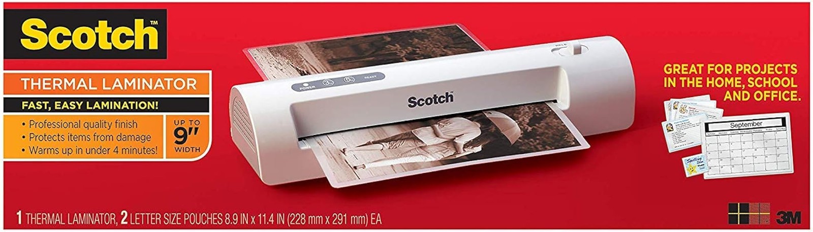 Thermal Laminator 9In 5Mil Max - White - Laminator