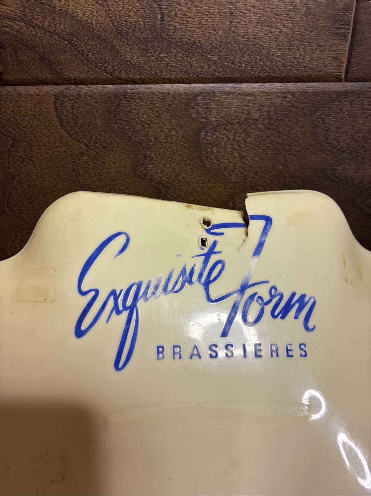 VTG 50s EXQUISITE FORM BULLET BRA BRASSIERS DISPLAY BUST STORE COUNTER MANNEQUIN