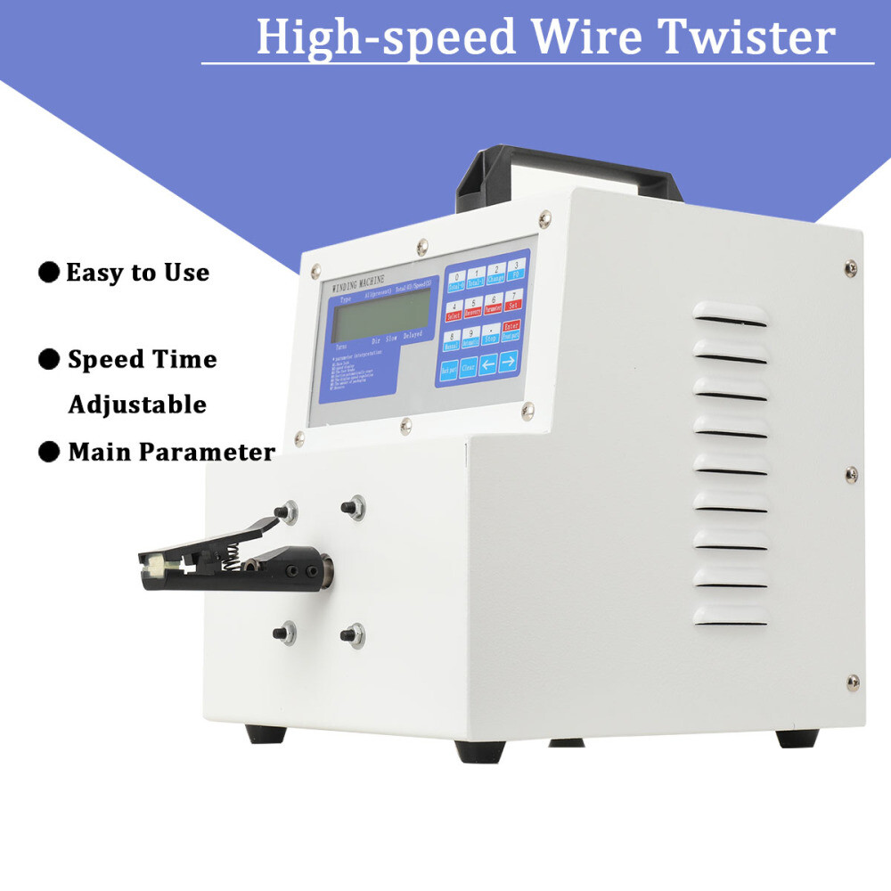110V Automatic High-speed Wire Twisting Machine Line Strander with LCD Display