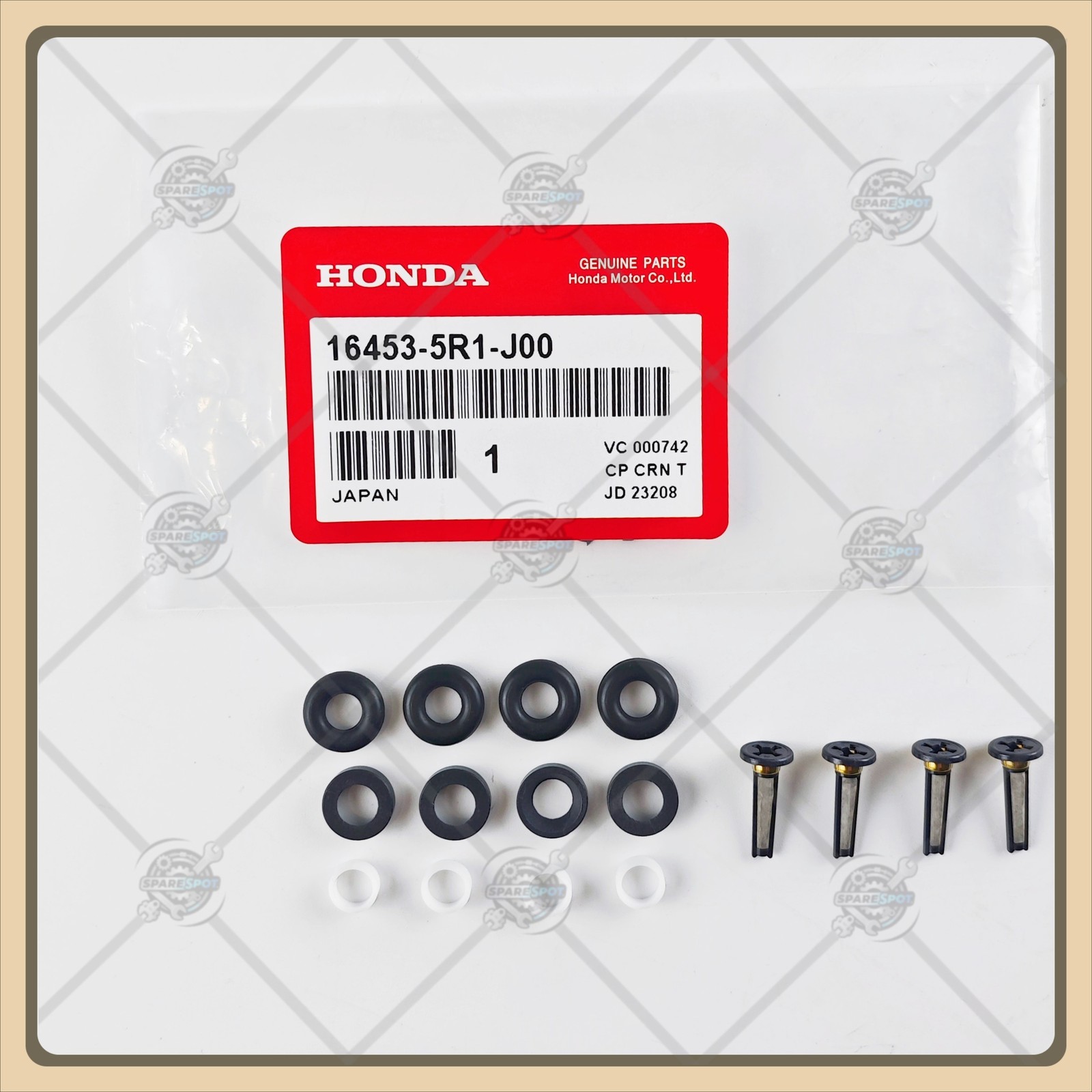 OEM Seal Set Injector 16453-5R1-J00 For Honda 2015-2025 Civic CR-V Accord
