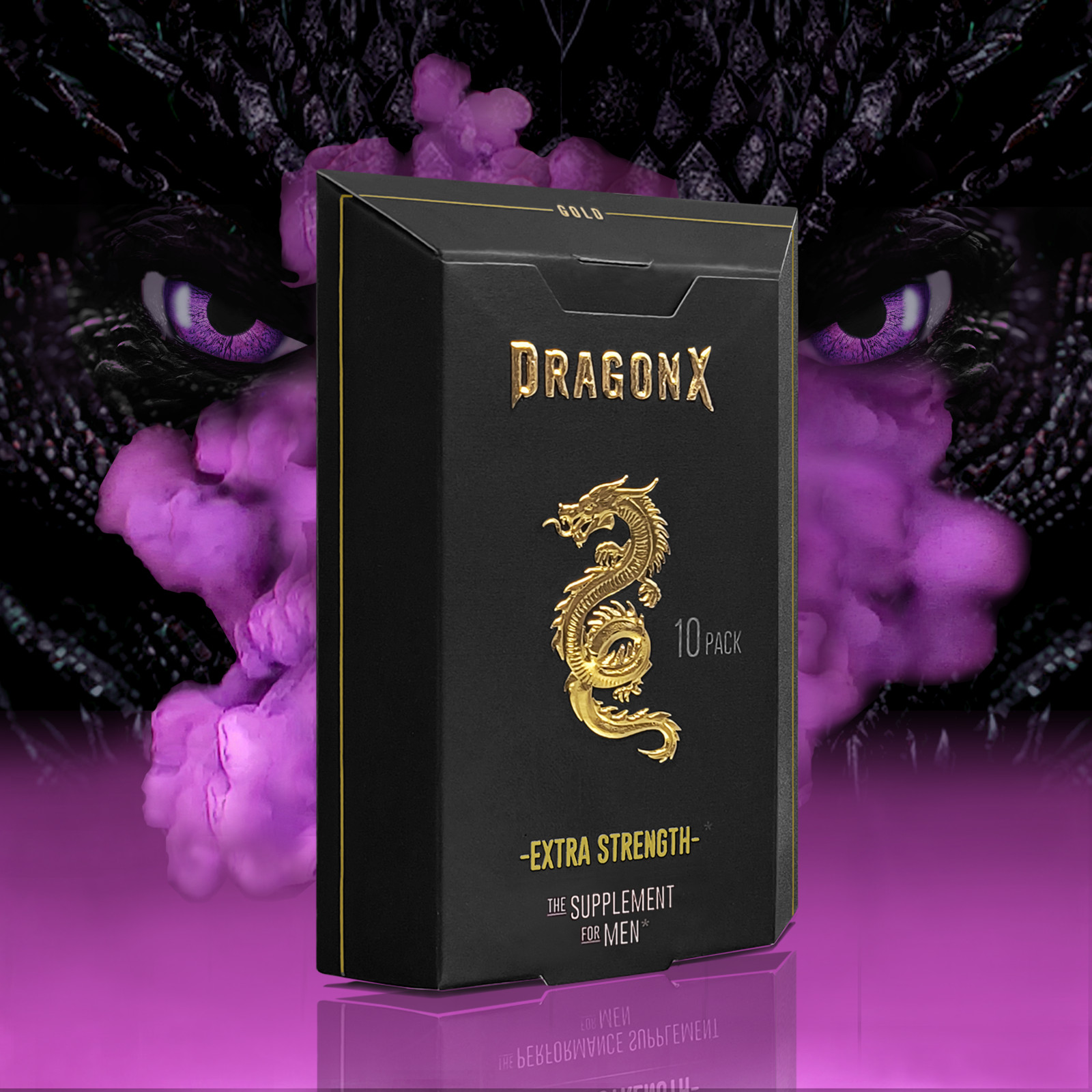 10 DRAGON X EXTRA STRENGTH Male Support Supplement