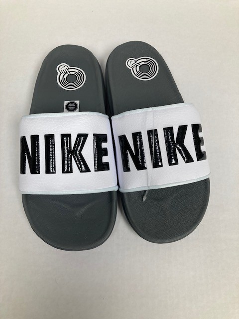 Nike Offcourt Slide Sandals, Men’s Comfort Slip-On Shoes, Black/White BQ4639-001