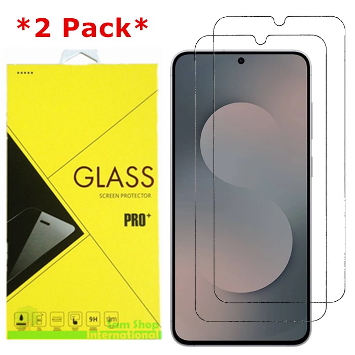 2-Pack Premium 9H Tempered Glass Screen Protector For Samsung Galaxy S25 FE