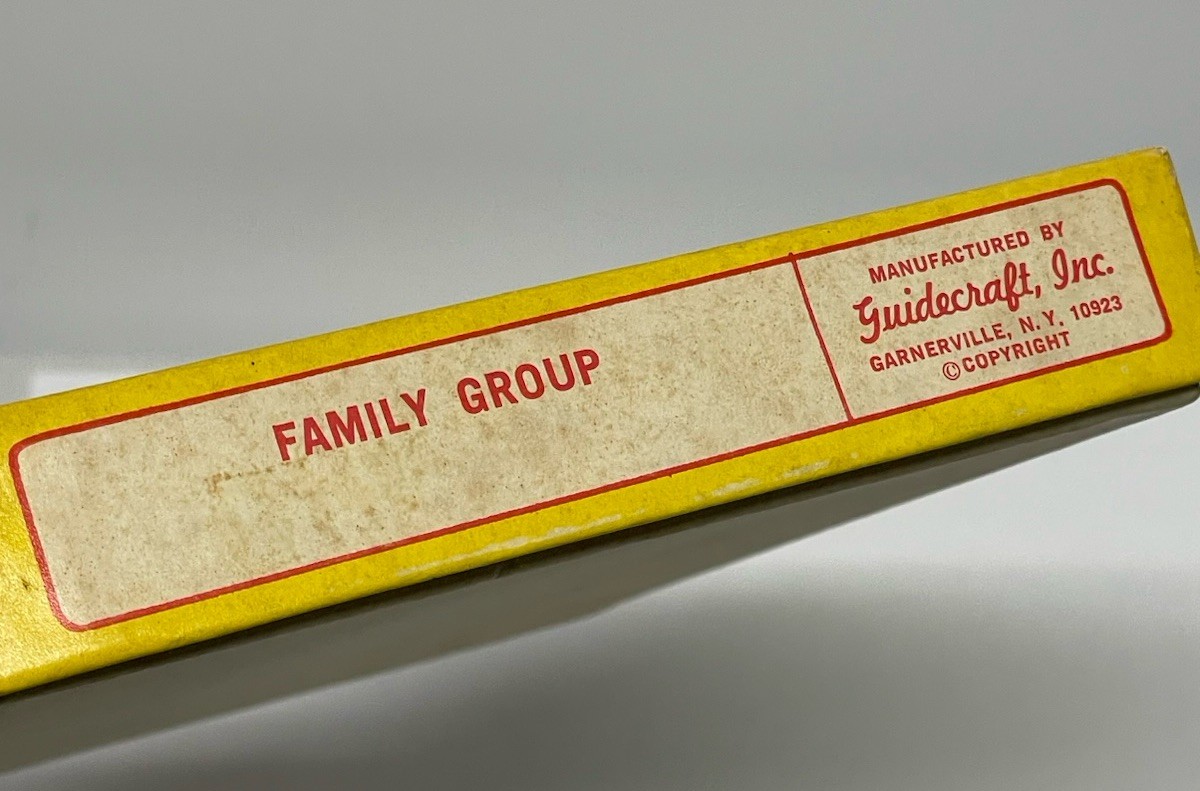 Vtg Guidecraft Wooden Wedgie American Family Play Figures RARE COMPLETE FAMILY