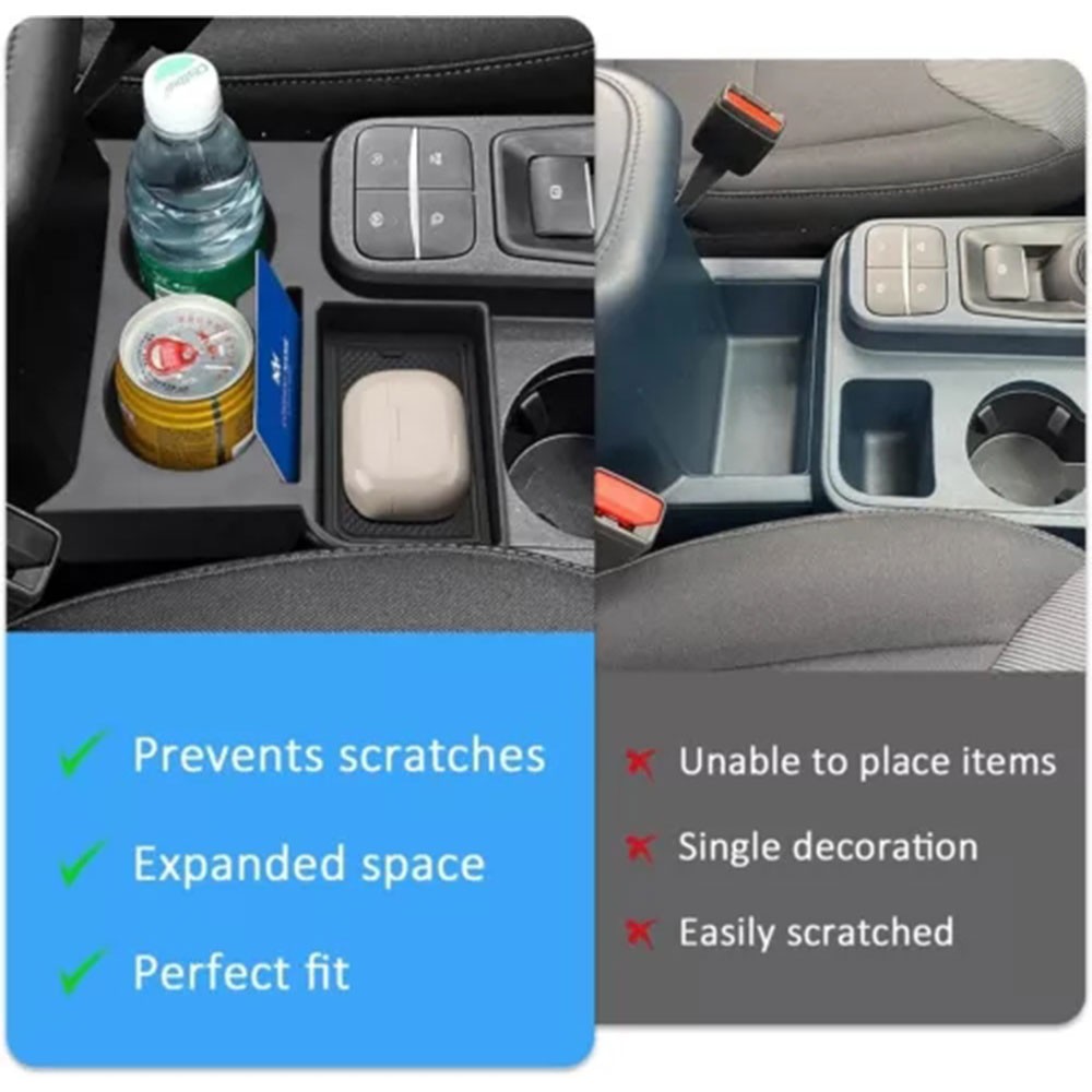 For Ford Maverick 2022-2025 Accessories Center Console Cup Holder Organizer Tray