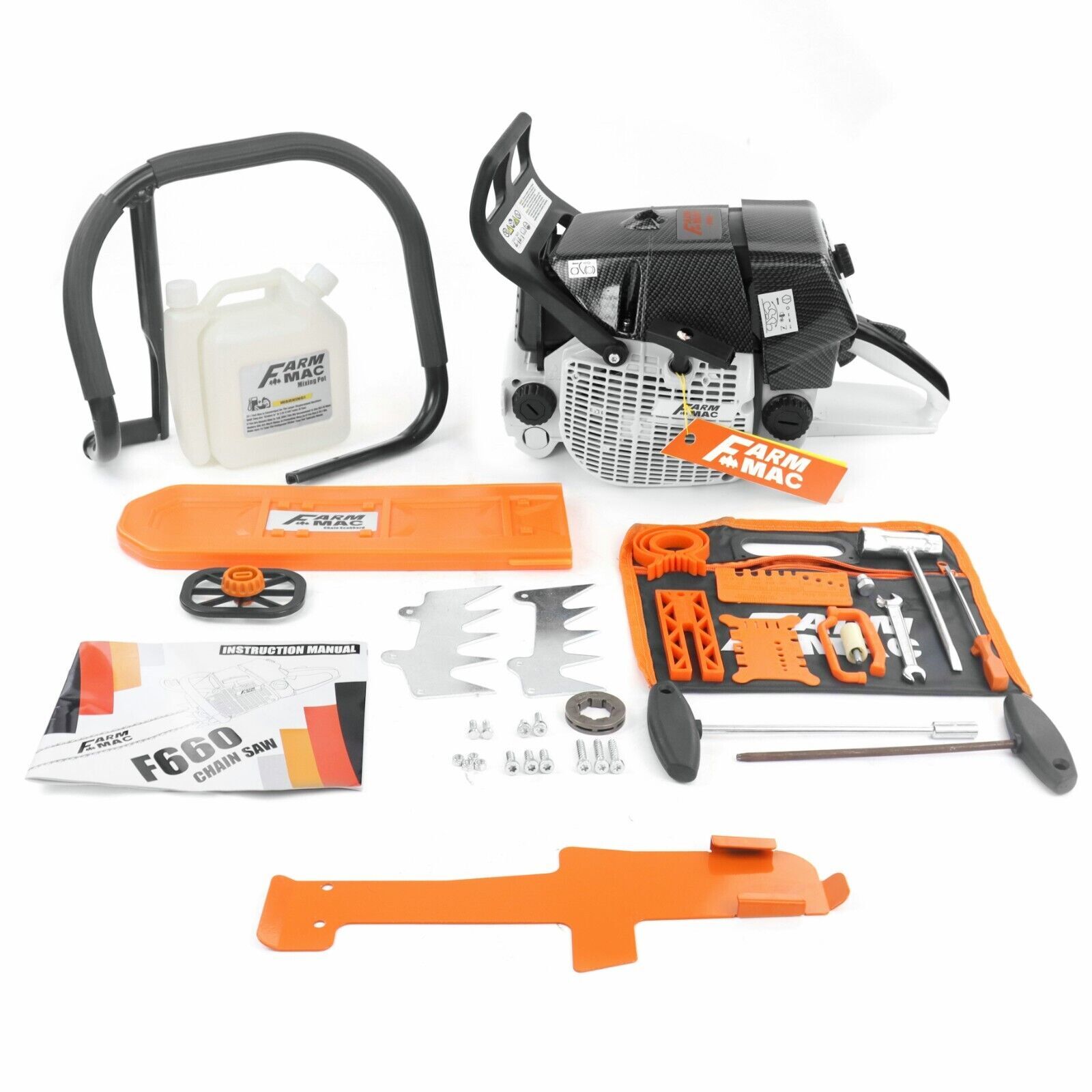 92cc Gas Chainsaw Power Head Compatible with Stihl MS660 G660 For Milling Wood