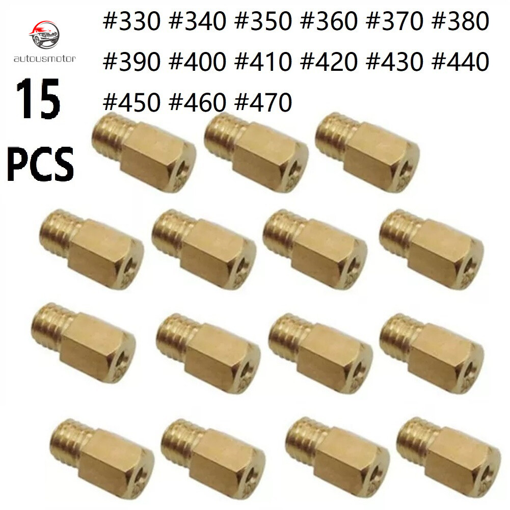 Fits Mikuni VM TM TMX Carburetor Main Jets Set # 330-400 410 420 430 440 450-470
