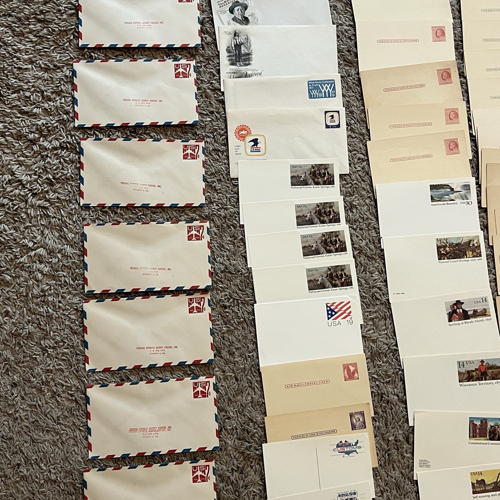 INVESTOR RESELLER BOX LOT OF OVER 200 UNUSED EARLY US POSTAL CARDS AND COVERS