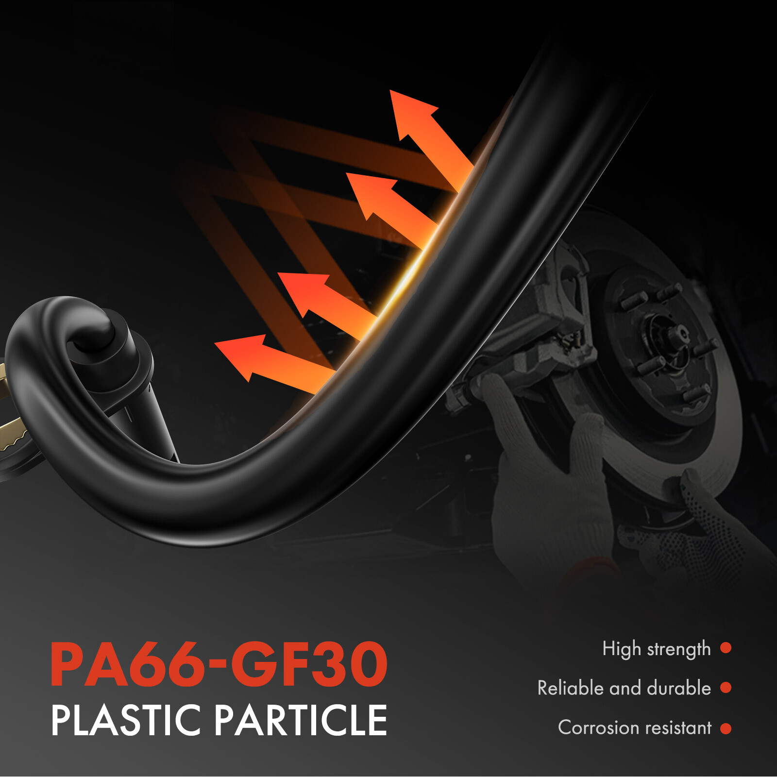 2x Front Driver & Passenger ABS Wheel Speed Sensor for Toyota Corolla 2019-2022