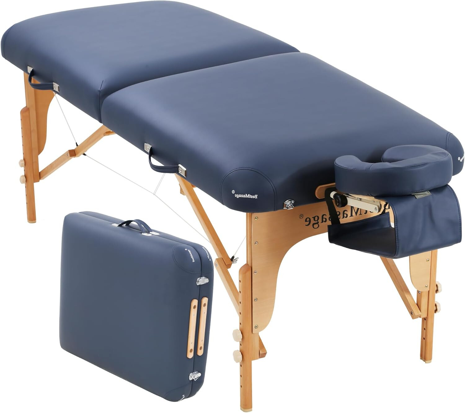 Massage Table Massage Bed 2 Fold Portable Massage Table 84" L x 30" W Spa Bed