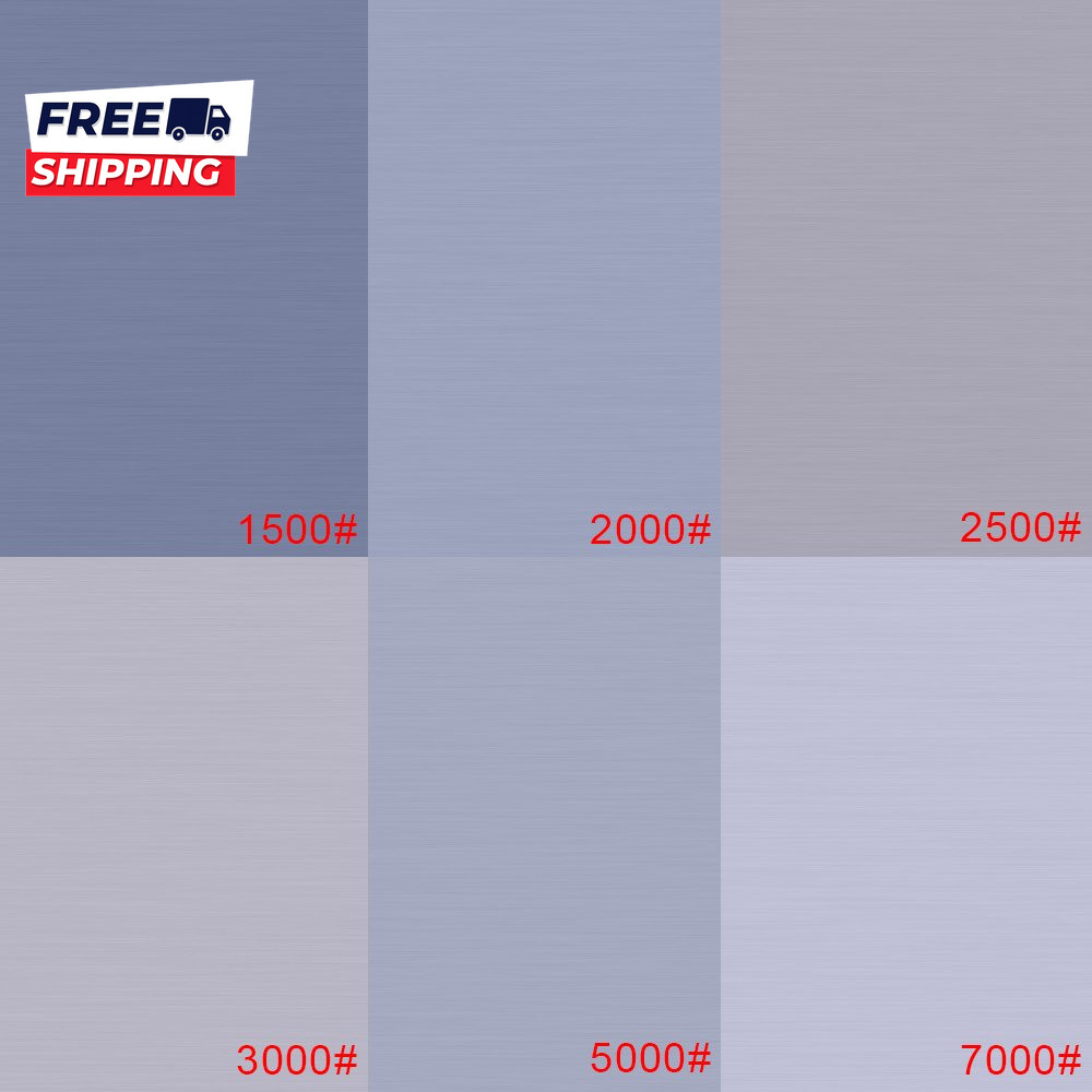 36 Pieces Sandpaper 1500 2000 2500 3000 5000 7000 High Grit Wet and Dry Sandpape