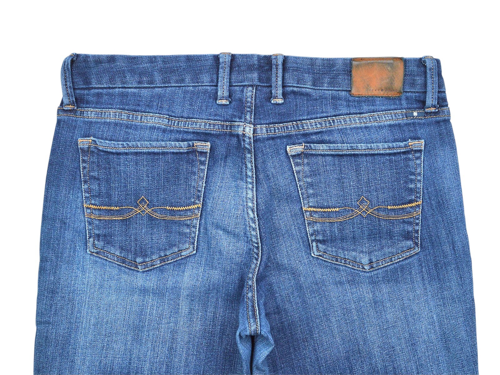 Lucky Brand Sweet Jean Boot Jeans Women Size 10 Mid Rise Blue Denim Vintage Wash