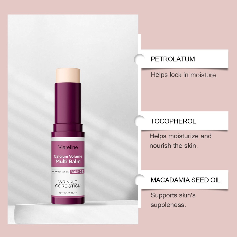 2Pack Calcium Volume Multi Balm, Wrinkle Core Stick, Anti-aging, Hydrating Firm