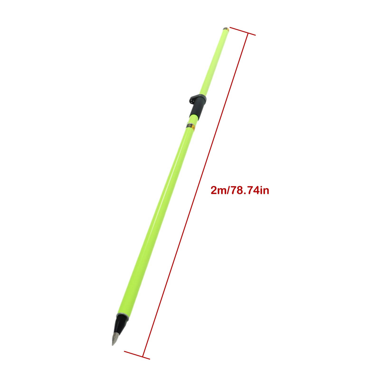 Versatile 2m GPS Rover Rod with Carrying Case - Essential Surveying Accessory US