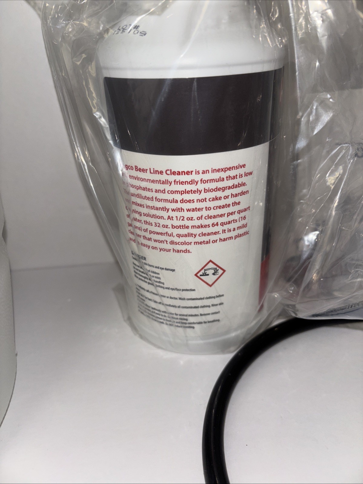 Kegco Deluxe Kegerator Cleaning Kit Pressurized Hand Pump Keg Beer Line Cleaner