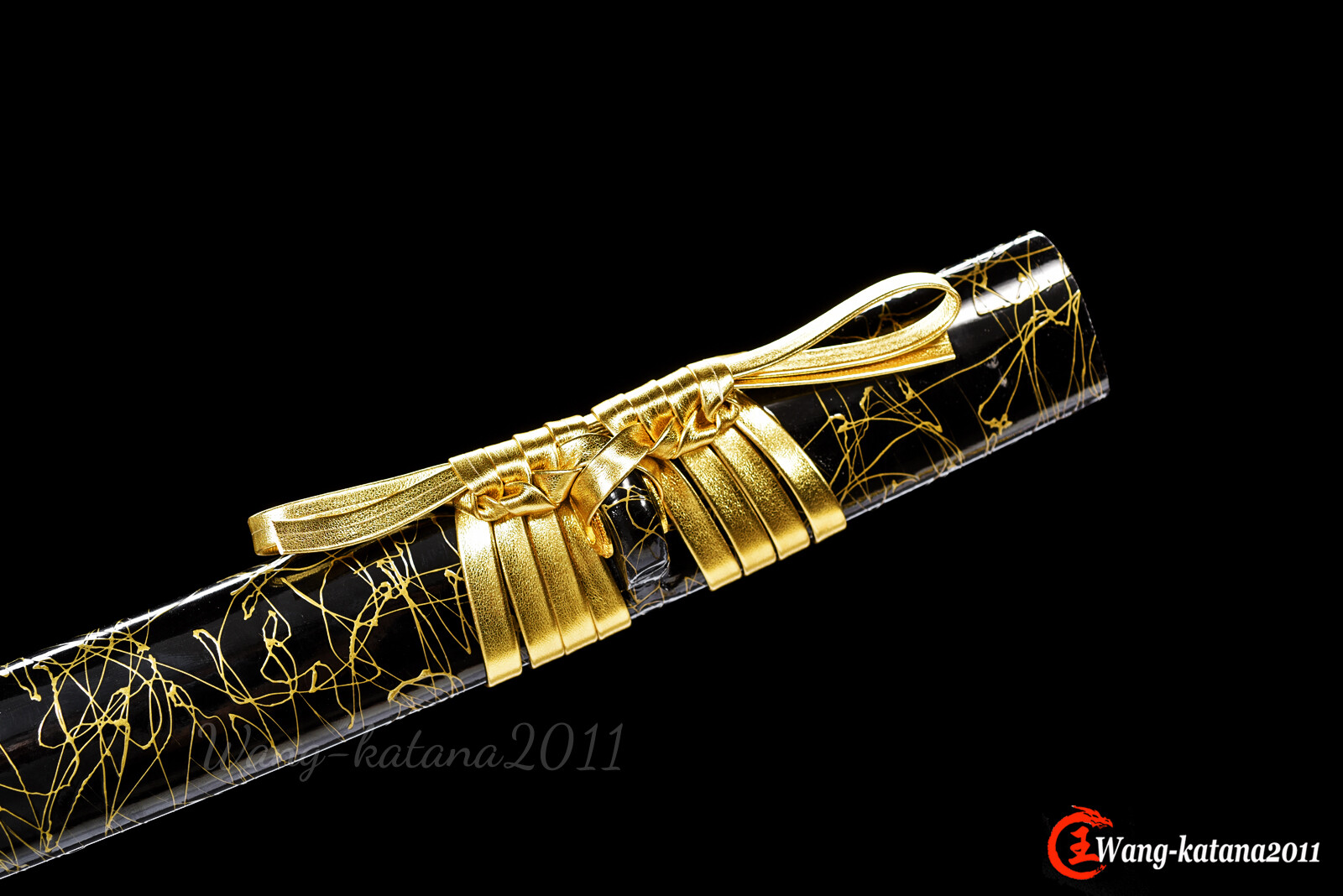 All Gold Katana 1095 Steel Sharp Battle Ready Japanese Samurai Functional Sword