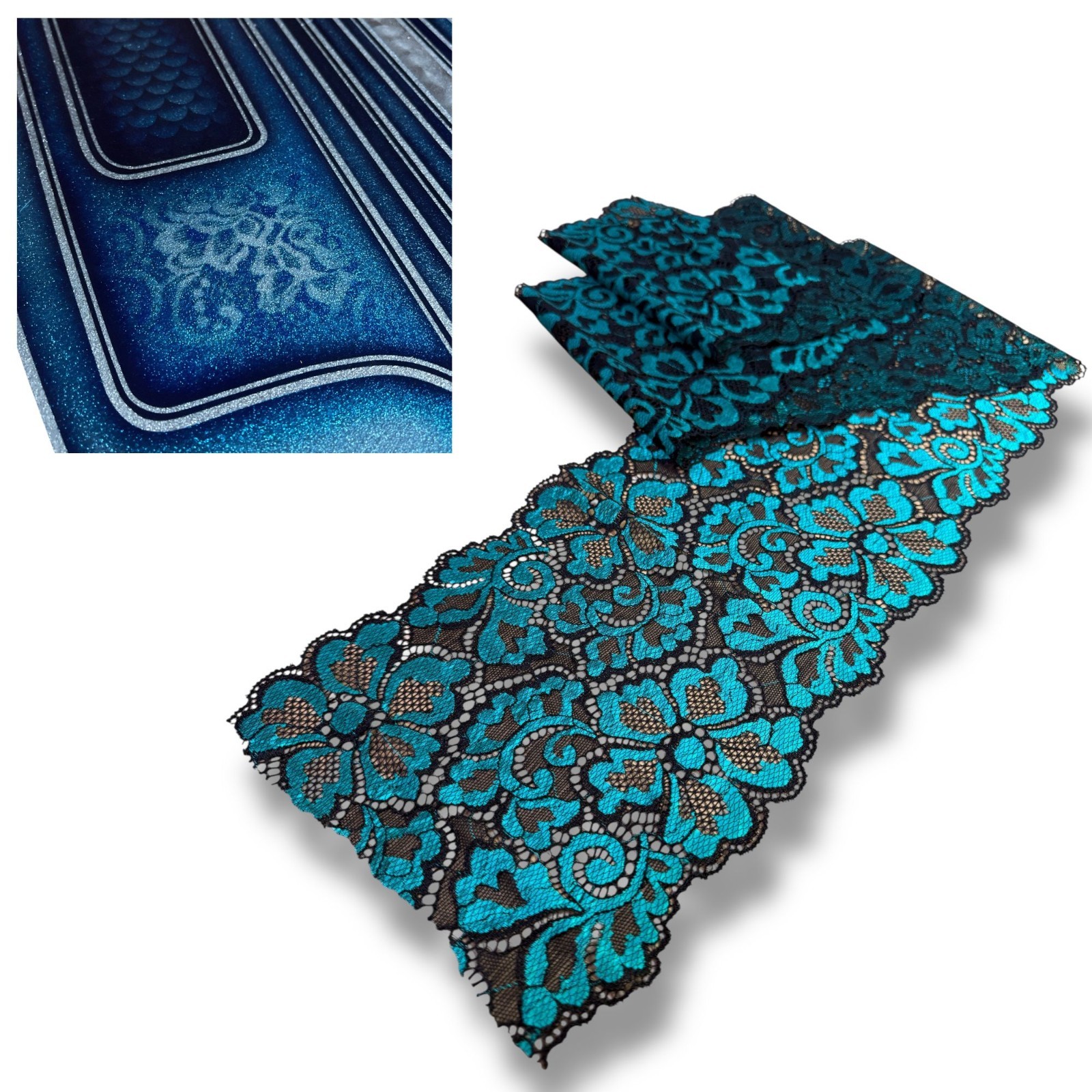 LiME LiNE Lace Airbrush Stencil for Custom Painting