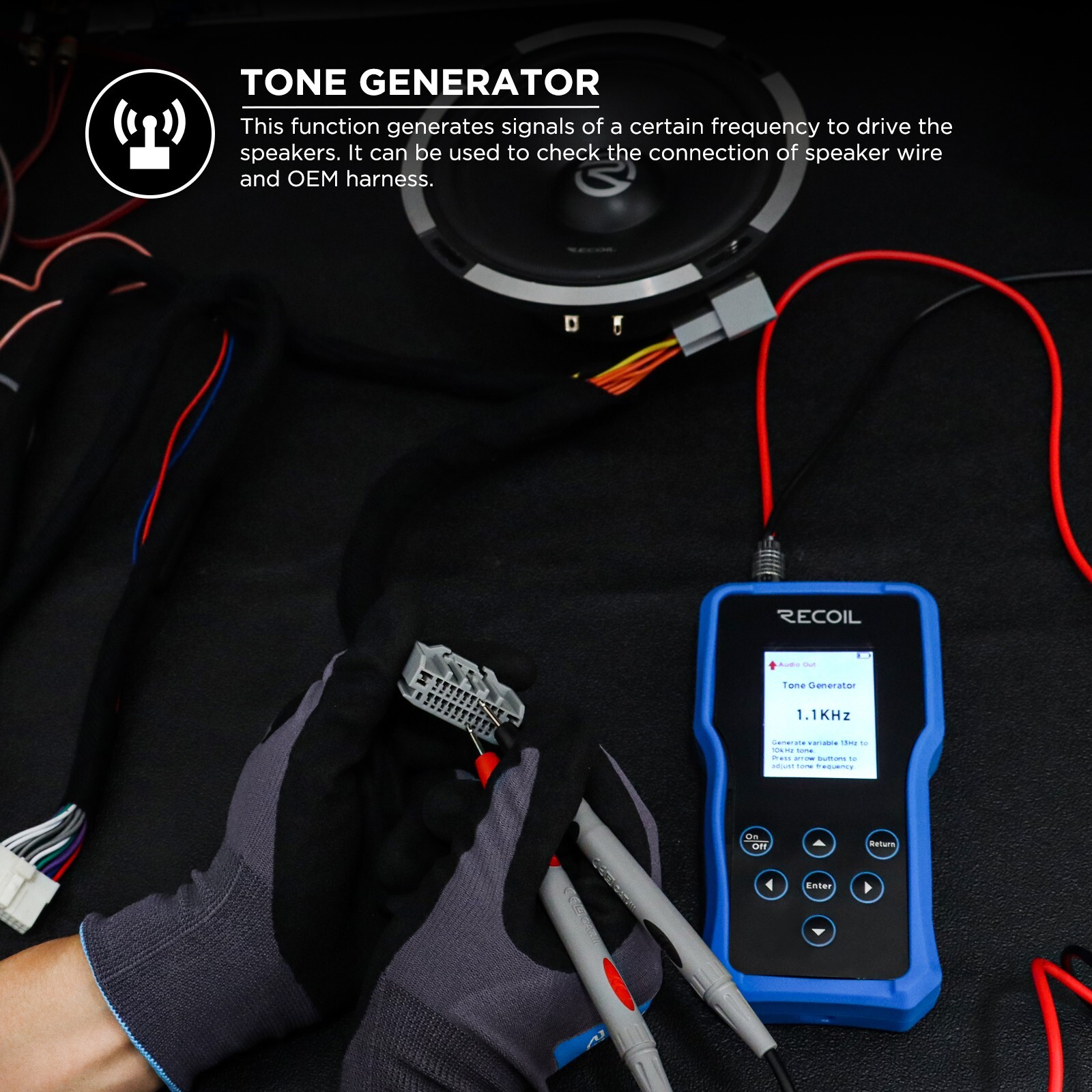 Recoil MST-1 Handheld Multi-function Audio Tester