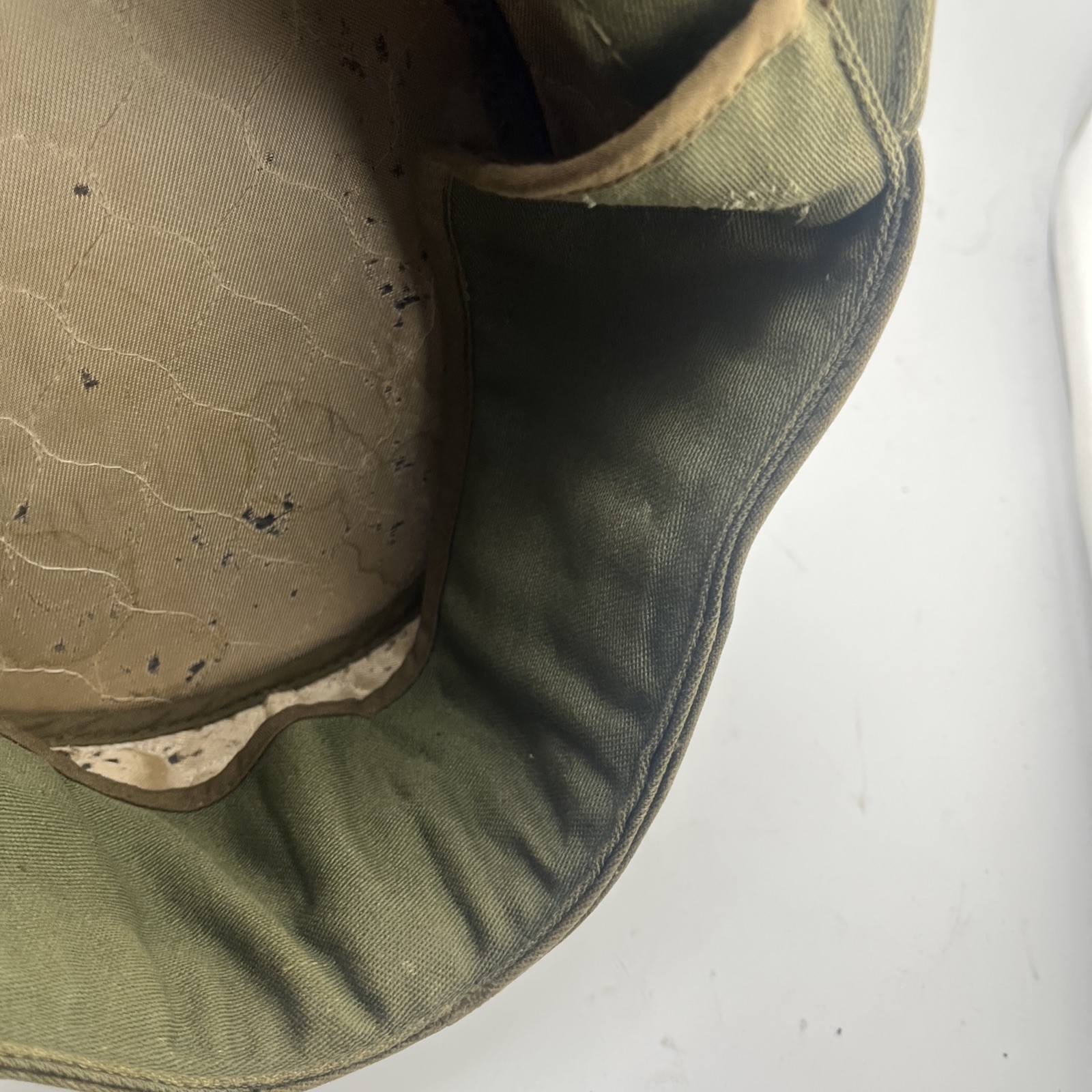 KOREAN WAR ERA 1950s US ARMY RIDGEWAY CAP - Rare Variant - Winter Version USAF