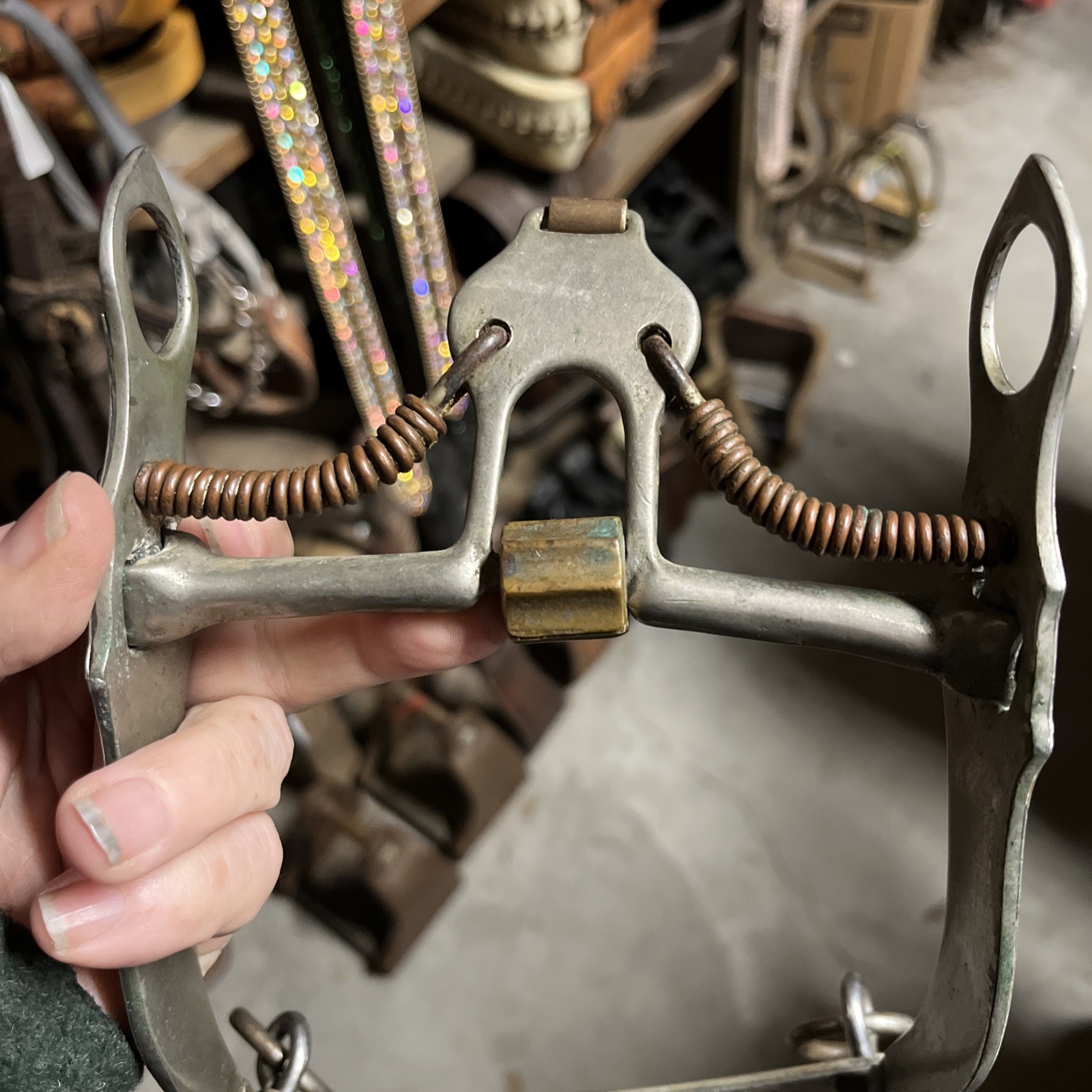 Silver Vintage Spade Bit