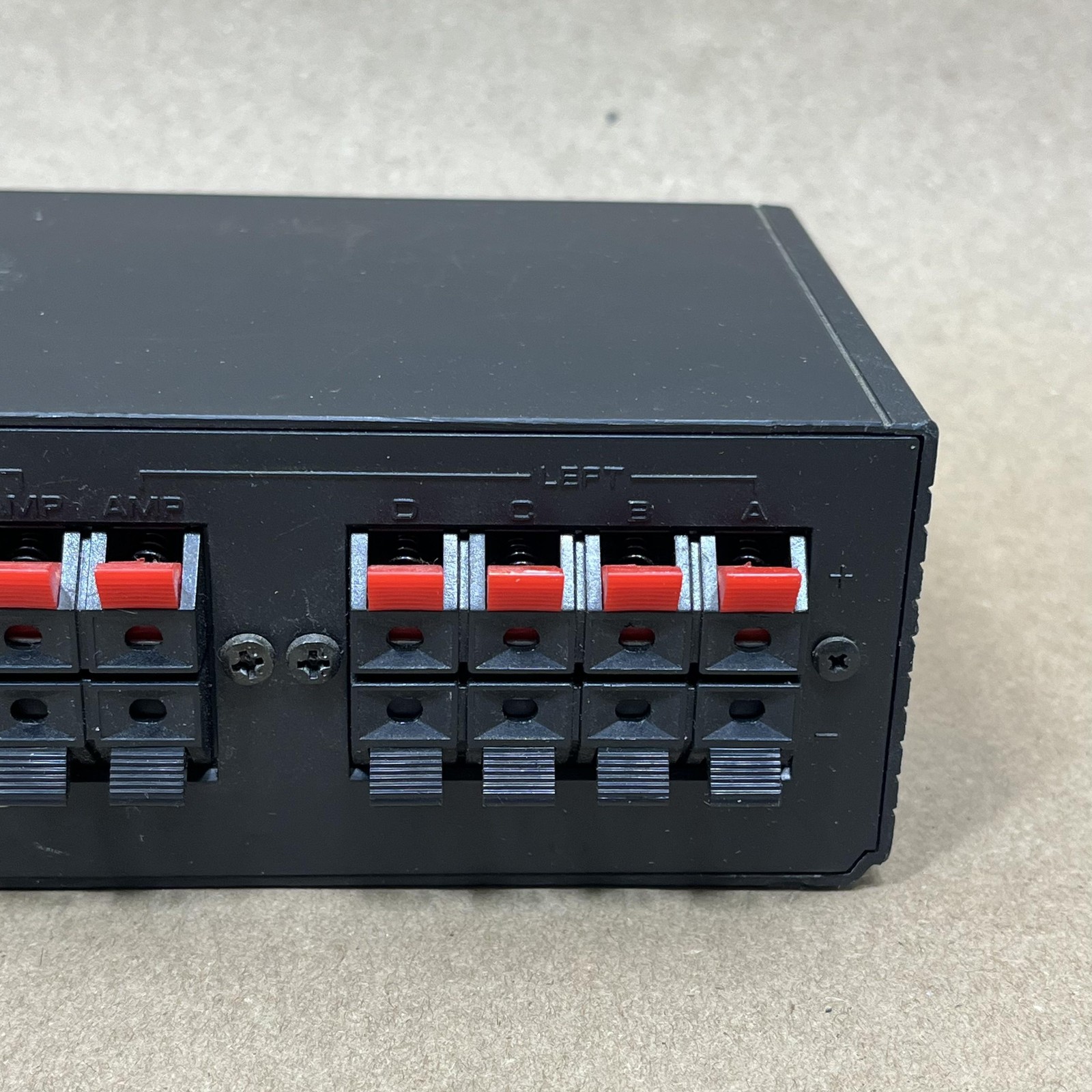 RadioShack High Power Stereo Speaker Selector 4-Way Control Center 40-136 Black