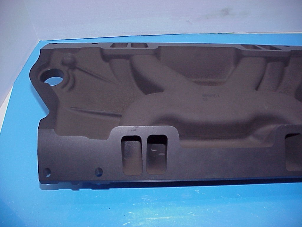 New BluePrint Dual lane Vortec Intake Manifold SB Chevy Black Anodized BRAND NEW