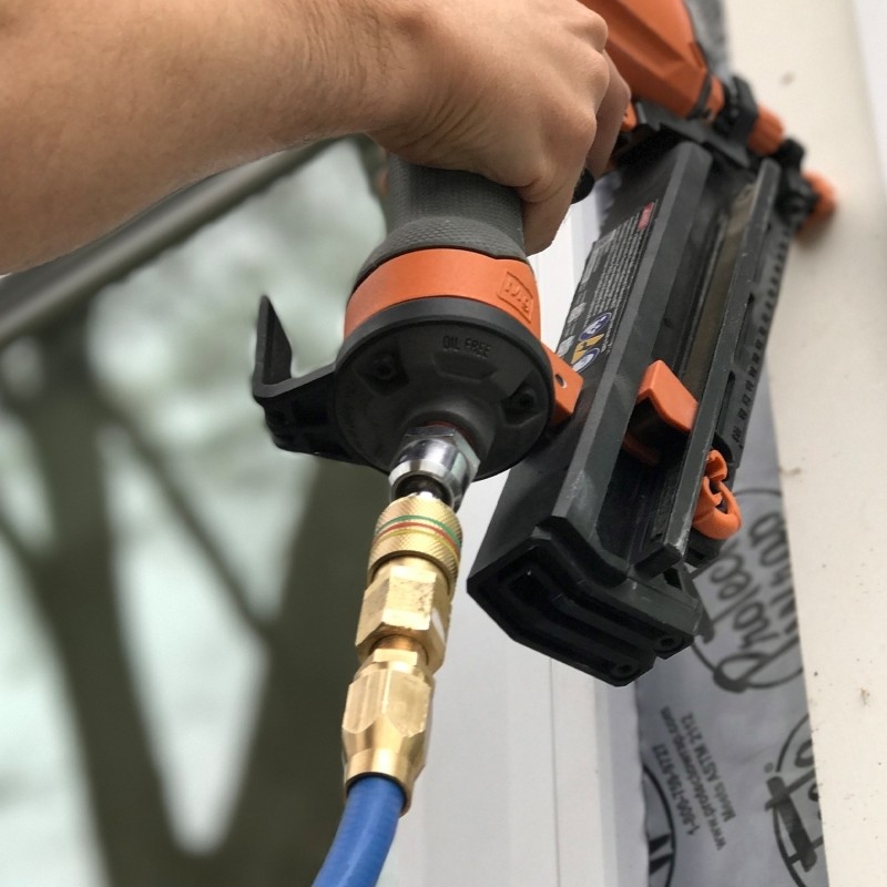 Fast Fix 1/4" Air Hose Assembly Repair Fitting - 1/4" MNPT Fixed