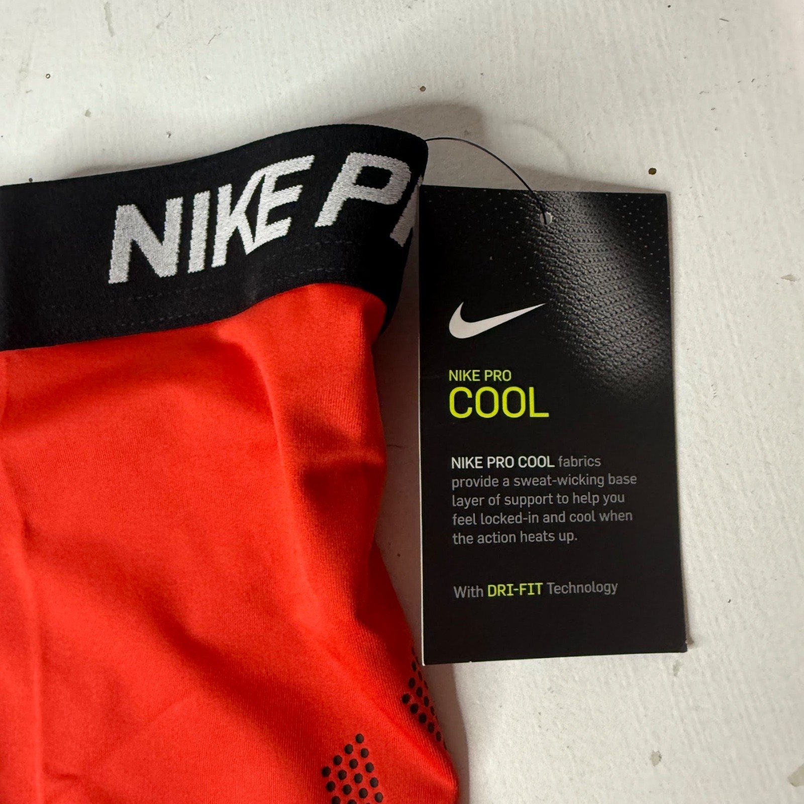 NWT Nike Pro Cool Women's Compression Yoga Training Shorts Pink/Red/Black Large
