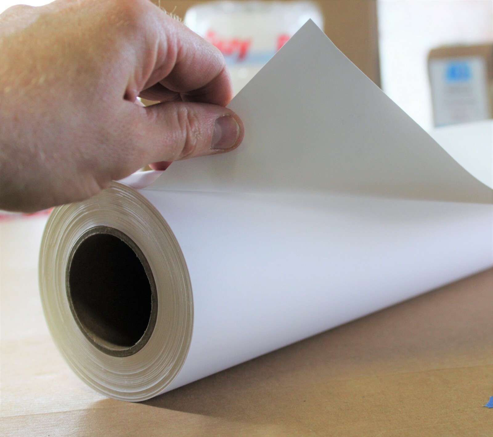 White Polypro Tear-Resistant Banner Roll Film Inkjet 8mil (Pick Size & Finish)