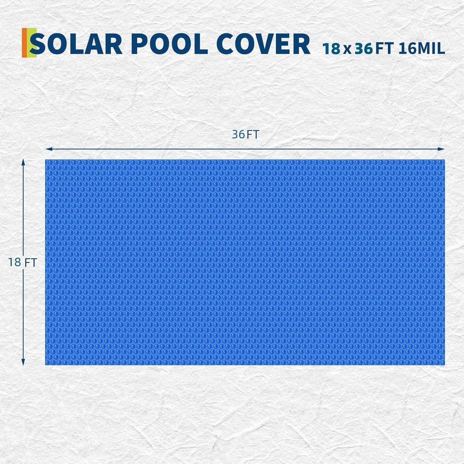 16 Mil Solar Pool Cover Heater Rectangle Solar Blanket For Swimming Pool Heating