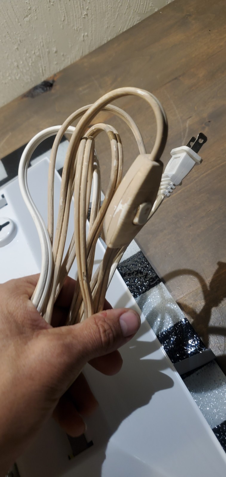 Vintage IKEA Gyllen Black White Checkers 3D Wall Mounted Light Art Piece Y2K